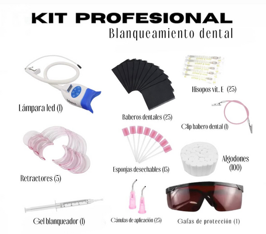 Formación blanqueamiento dental CON KIT PROFESIONAL