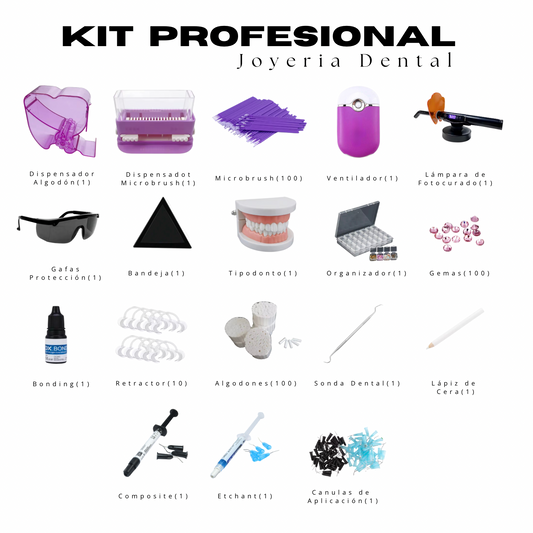 Formación técnico en joyería dental CON KIT PROFESIONAL